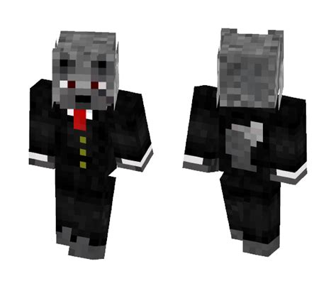 Get Wolf In A Suit Original Minecraft Skin For Free Superminecraftskins