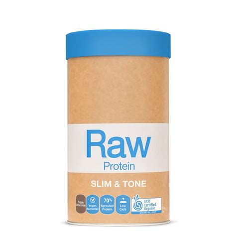 Raw Protein Powder Slim And Tone Triple Chocolate 500g Amazonia