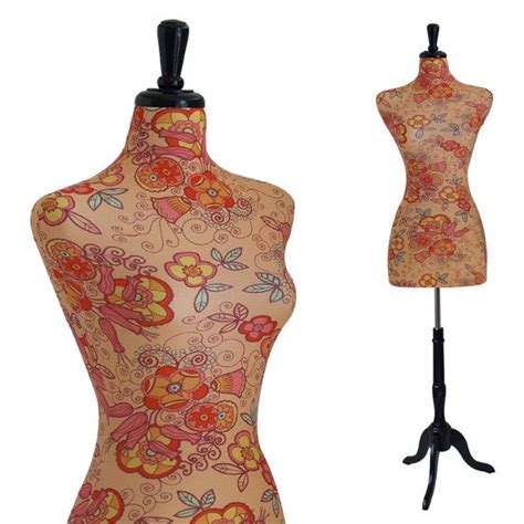 Female Decorative Dress Form Mannequin Print Fabric By Jennisan Dress
