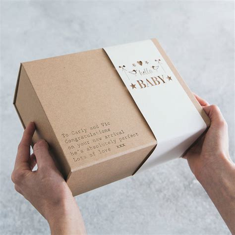 Whether you're looking for blankets or bears, we can guarantee our. 'hello Baby' Personalised Gift Box By Fora Creative ...
