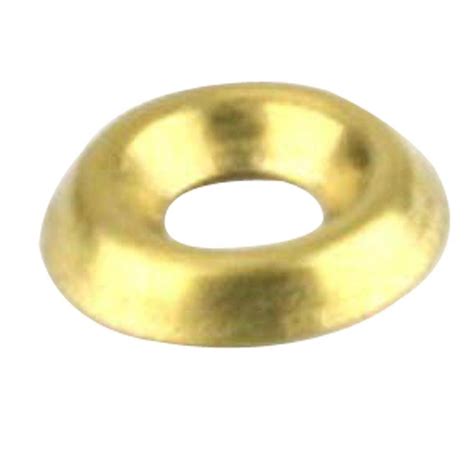 Everbilt 10 Brass Finishing Washers 4 Per Pack 20791 The Home Depot