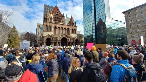 ITAP of the anti Muslim / immigration ban protests in Copley Square, Boston today. : itookapicture