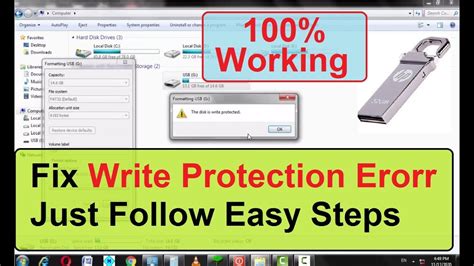 How To Fix The Disk Is Write Protected Error Remove Write