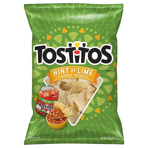 tostitos tortilla chips restaurant style hint of lime 11 oz safeway