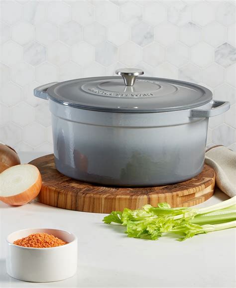A reader emailed me looking for help regarding his chipped martha stewart dutch oven. Martha Stewart Cast Iron Cookware on Sale at Macy's 2019
