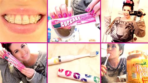 Clean one tooth at a time, starting from the back and going all around. How To Clean Your Braces! My Routine, Tips & Tricks! - YouTube