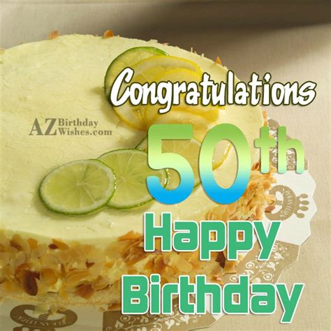 Congratulations 50th Happy Birthday