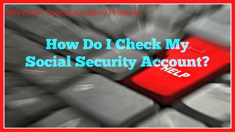 We did not find results for: How Do I Check My Social Security Account - YouTube