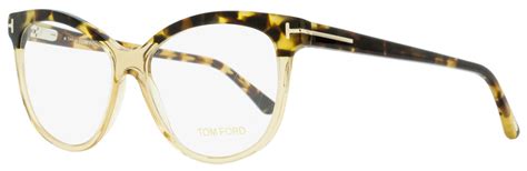 tom ford butterfly eyeglasses tf5511 059 champagne vintage havana 54mm ft5511