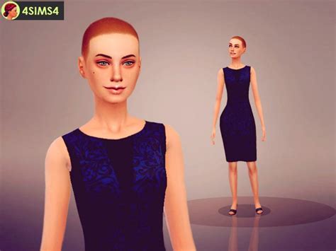 Blue Dress The Sims 4 Catalog