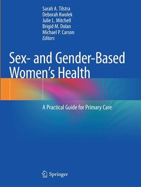 Sex And Gender Based Women S Health 9783030506971 Boeken
