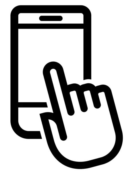 Illustrator Mobile Phone Icon Vector Amashusho ~ Images