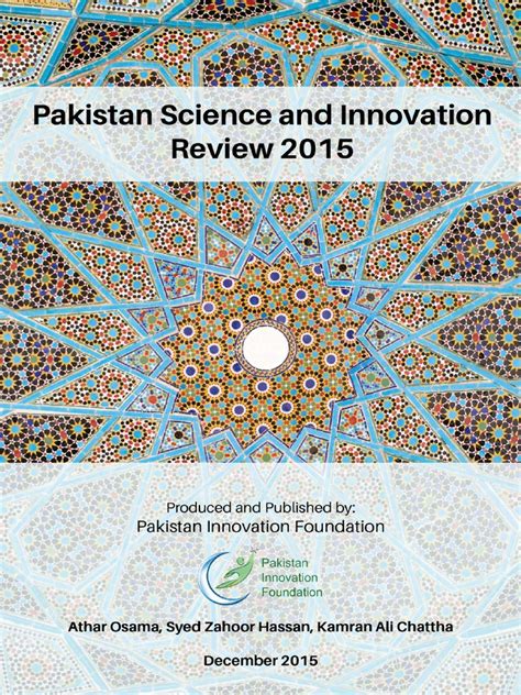 Pakistan Science Innovation Review Pakistan Science And Technology