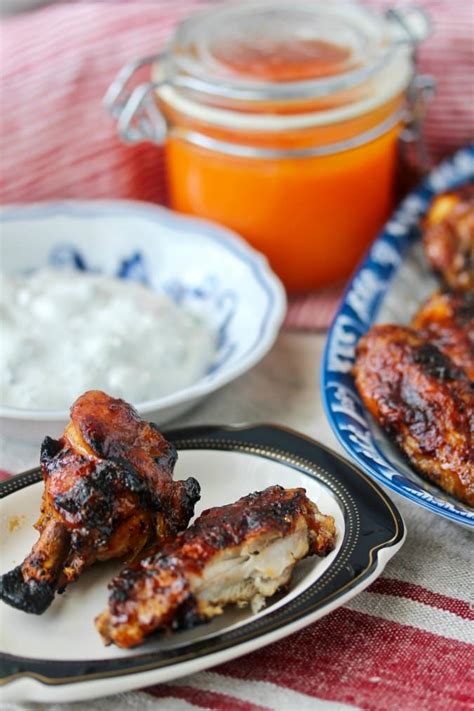 Hot sauces, wing sauces, articles, seasoning blends Grilled Chicken Wings with Carrot Habanero Hot Sauce and ...