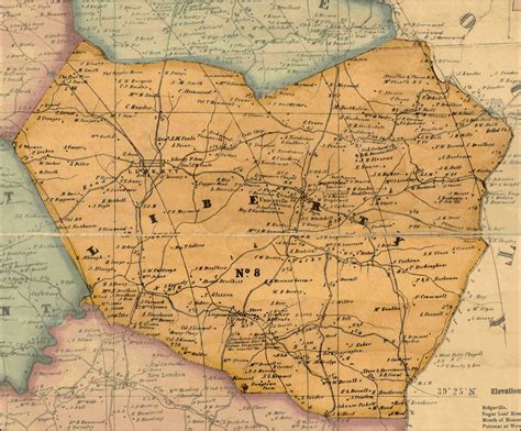 Frederick County District 8. Isaac Bond, Map of Frederick County, 1858, Library of Congress, MSA 
