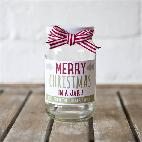 Personalised Christmas T Jar By Jodie Gaul