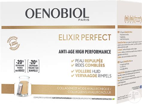 Oenobiol Elixir Perfect Complément Alimentaire Cure Collagène Et Acide
