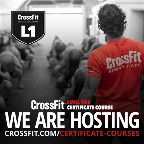 We Are Hosting A Crossfit Level 1 Certificate Course On The 17th And 18th