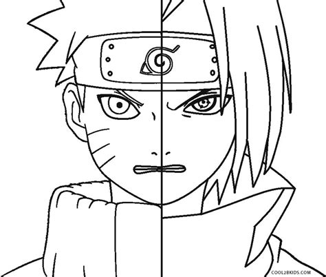 Dibujos Para Colorear De Naruto Y Sasuke Imagesee