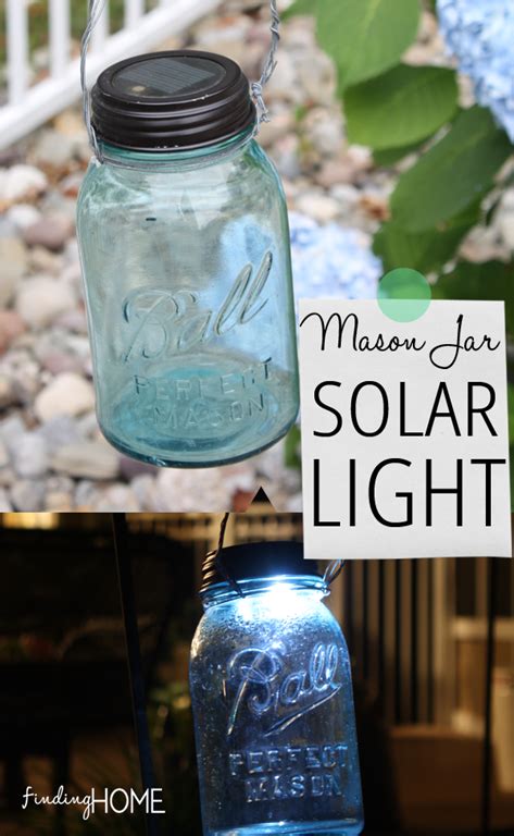 Diy Mason Jar Solar Light Finding Home Farms