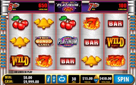Capitalizing on a simple game design with which most slot players are already familiar, the quick hit slot game brings a classic feel to modern slot gaming. Quick Hit Platinum Slot Machine - Download Game For Free, PC