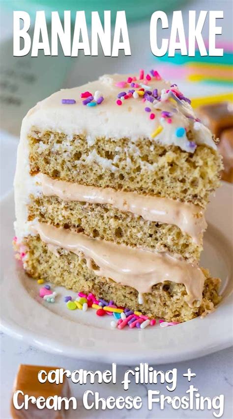 Make An Easy Banana Cake Recipe With A Box Cake Mix This Layer Cake