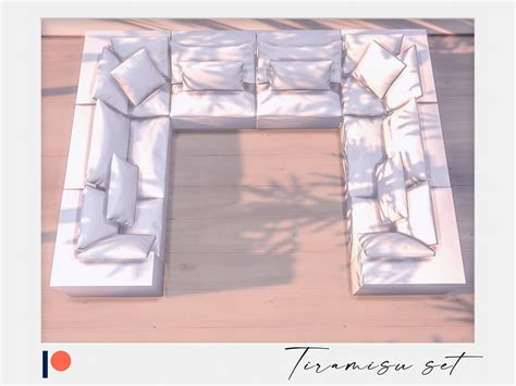 Tiramisu Living Set By Winner9 At Tsr Sims 4 Updates