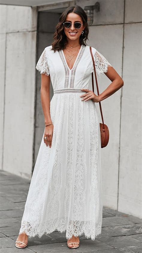 White Lace Summer Dresses Pinterest