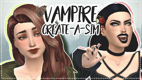 Vampire Cas The Sims 4 Vampire Game Pack Speed Cas Youtube