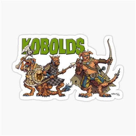 Kobolds Sticker For Sale By Okumarts Redbubble