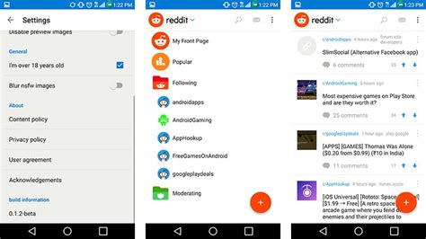The company offers its services via a website and mobile app. This is what the Reddit app looks like - Android Authority