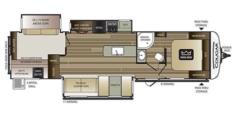 Keystone Cougar Travel Trailer Floor Plans Home Alqu