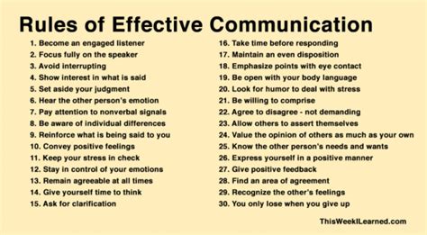 Better Way Effective Communication Rules Hell Onwheelslife One Handed