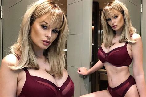 Page Icon Rhian Sugden S Boobs Spill From Plunging Top In Racy Snap