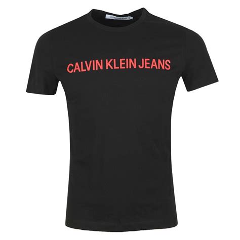 Calvin Klein Jeans Institutional T Shirt Oxygen Clothing