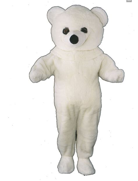 White Polar Bear Mascot Costume