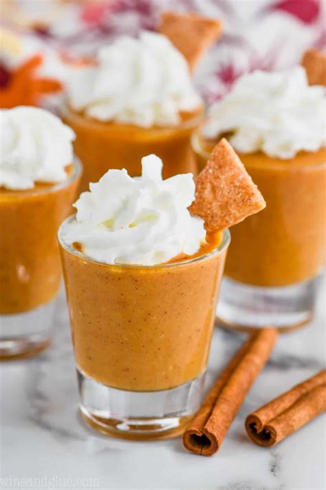 Pumpkin Pie Pudding Shots Simple Joy