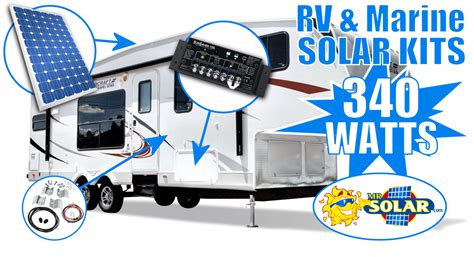 Online Solar 340 Watt Rv And Marine Solar Power System Kit Solar