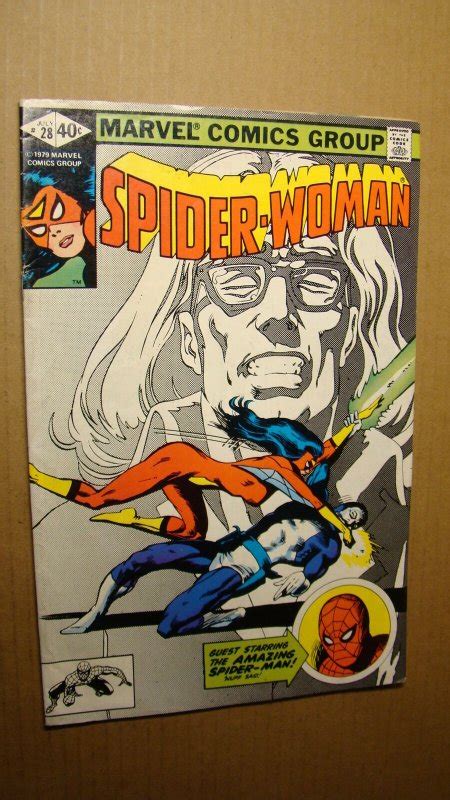 Spider Woman 28 Solid 1980 Spider Man Appearance Marvel Comic Books