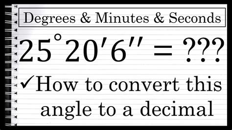Degrees Minutes And Seconds What They Mean And How To Convert Them