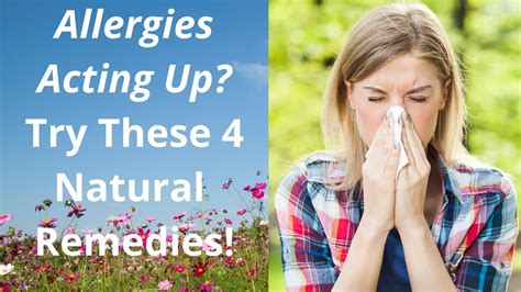4 Natural Antihistamines That Work Great For Allergies Trending Health