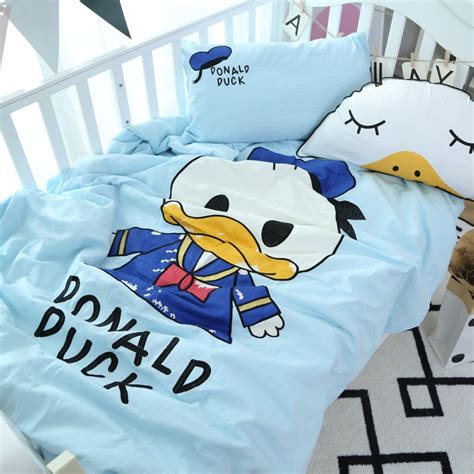 Donald Daisy Duck Baby Bedding Set Cot Crib Bedding Set For Girls Boys