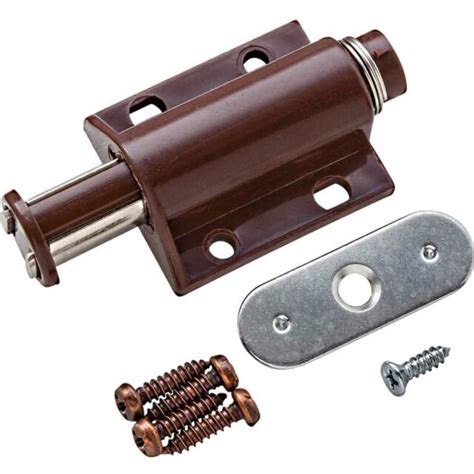 Magnetic Touch Latch Push To Open Brown W Strike Plate And Screws Taymor