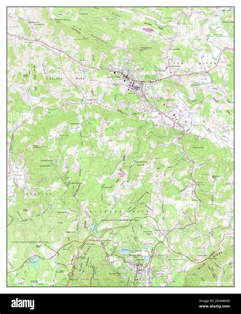 Boone North Carolina Map 1959 124000 United States Of America By
