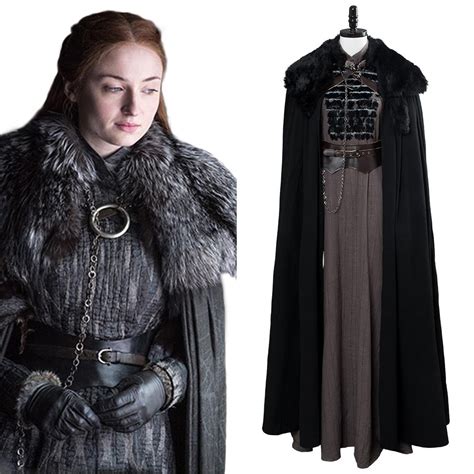Game Of Thrones Sansa Stark Outfit Cosplay Costume Got