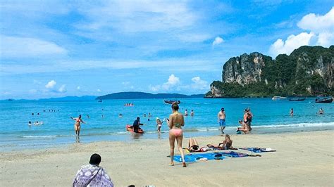 Railay West Beach Krabi Thailand Youtube