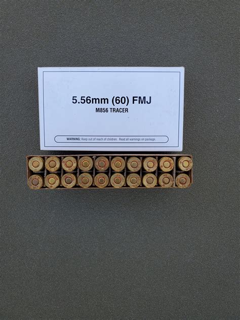 Winchester 556 M856 Tracer Ammunition 20 Round Box