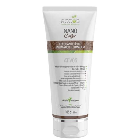 Esfoliante FACIAL E CORPORAL Físico Enzimático Gomagem Eccos Nano