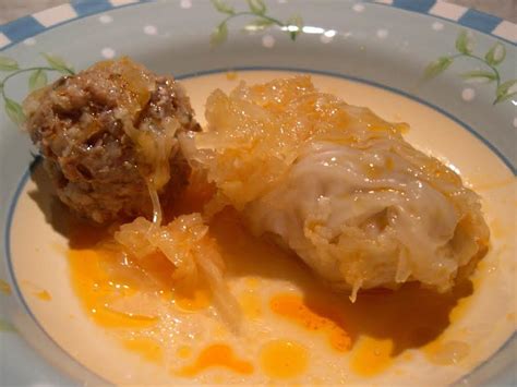 Stuffed Cabbage Rolls And Kraut Hungarian Galumpkis Recipe Just A Pinch