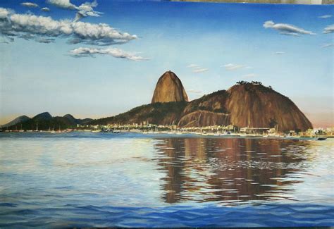 Oil Painting On Canvas Rio De Janeiro Painting By David Lino Fine